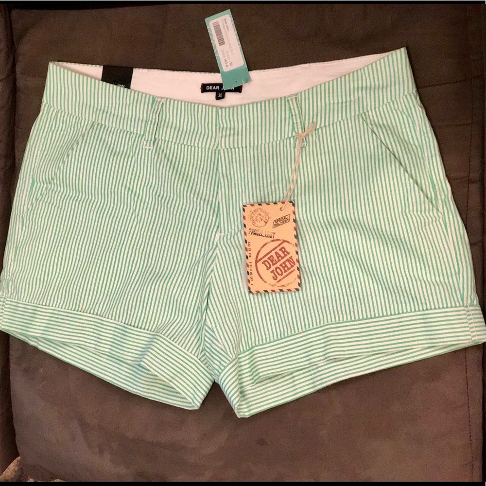 Size 30  Dear John Finnegan Printed Cuffed Shorts